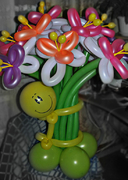 Букет на подставке "Лилии"